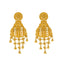 22K Yellow Gold Beaded Filigree Earrings (17.2gm)