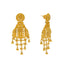 22K Yellow Gold Beaded Filigree Earrings (17.2gm)