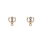 18K Rose Gold & CZ Necklace Set (27.1gm)