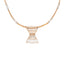 18K Rose Gold & CZ Necklace Set (25.6gm)