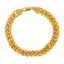 22K Yellow Gold Men's Chain Link Bracelet  (72gm)