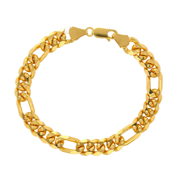 22K Yellow Gold Men's Chain Link Bracelet  (52.3gm) | 


Embrace the allure of our men's gold jewelry collection with this exquisite 22k yellow gold ch...