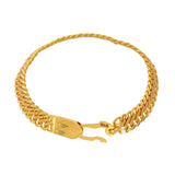 22K Yellow Gold Men's Chain Link Bracelet  (25.2 gm) | 


Step into the world of Virani men's gold jewelry with this exquisite 22k yellow gold chain lin...