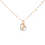 18K Rose Gold & CZ Pendant Set (7gm)