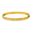 22K Yellow & White Gold Kada Bangle (28.7gm)