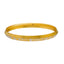 22K Yellow & White Gold Kada Bangle (29.7gm)