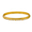 22K Yellow & White Gold Kada Bangle (26.5gm)