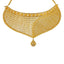 22K Yellow Gold Choker Set W/ Asymmetric Gold Ball Design & Jhumki Earrings - Virani Jewelers