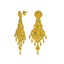 An image showing the post of the matching Indian gold earrings from Virani Jewelers.