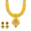 An image showing one of Virani Jewelers' gold necklace sets.