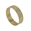 22K Multi Tone Gold Bangles, Set of 6 W/ White Gold Circle Textured Design, Size 2.7 - Virani Jewelers