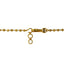 An image of a gold clasp on an ornate Indian necklace from Virani Jewelers