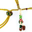 An image of the adjustable strap on a gorgeous Indian necklace from Virani Jewelers