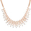 18K Rose Gold Necklace Set w/ 3.13ct Diamonds (59.4gm)