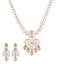 18K Rose Gold Necklace Set w/ 3.50ct Diamonds & Gems (30.6gm)