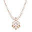 18K Rose Gold Necklace Set w/ 3.50ct Diamonds & Gems (30.6gm)