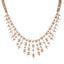 18K Rose Gold Necklace w/ 3.26ct Diamonds (38.2gm)