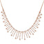 18K Rose Gold Necklace w/ 1.03ct Diamonds (23.4gm)