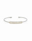 18K Yellow Gold Diamond Bangle W/ 0.96ct Diamonds & Stretchable Band - Virani Jewelers