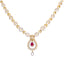 18K Gold Diamond Jewelry Set (35.2gm)