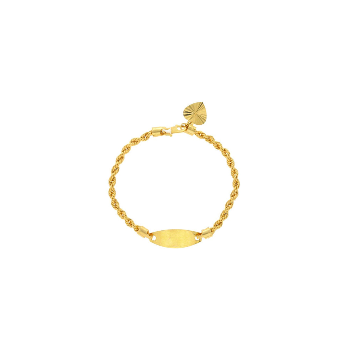 WOMAN'S BRACELET IN IP GOLD STEEL WITH WHITE STONES | Luca Barra