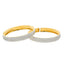 22K Yellow Gold Feminine Bangles Set of Two, 51.4 grams - Virani Jewelers