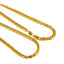 22K Yellow Gold Long Chain W/ Flat Wheat Link, 20 inches - Virani Jewelers