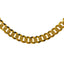 22K Yellow Gold Long Cuban Link Chain W/ Hammered Details, 24 Inches - Virani Jewelers