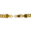 22K Yellow Gold Long Cuban Link Chain W/ Hammered Details, 24 Inches - Virani Jewelers