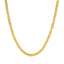 22K Yellow Gold Long Cuban Link Chain W/ Hammered Details, 24 Inches - Virani Jewelers