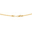 An image of the lobster claw clasp on the 22K gold chain from Virani Jewelers.