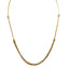 22K Multi Tone Gold Chain W/ Yellow Gold Cap Accents & Draped Link Chains - Virani Jewelers