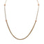 22K Multi Tone Gold Chain W/ Textured Balls & Draped Rounded Column-Bead Strands - Virani Jewelers