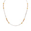 22K Multi Tone Gold Chain W/ Textured Bead Balls & Looped Pipe Beads - Virani Jewelers