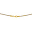 An image of the lobster claw clasp of the 22K gold multi color necklace from Virani Jewelers.