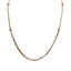 22K Multi Tone Gold Chain W/ Speckled Rose Gold Balls & Draped Column Bead Strands - Virani Jewelers