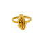 22K Yellow Gold Ring For Kids W/ Smooth Abstract Design - Virani Jewelers