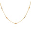 22K Multi- Tone Gold Beaded Chain (12gm)