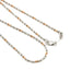 22K Multi Tone Gold Chain W/ Rounded Hourglass Beads - Virani Jewelers