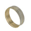 22K Multi Tone Gold Bangles, Set of 6 W/ Circle Textured Design & 66g Gold Weight - Virani Jewelers