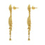 22K Yellow Gold Earrings W/ Beaded Filigree & Dreamcatcher Design - Virani Jewelers