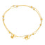 22K Multi-Tone Gold Beaded Anklets (10.2 grams)