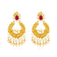 22K Yellow Gold Chandbali Earrings (12.4 grams)