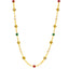 22K Yellow Gold Kashvi Chain w/ Emeralds & Rubies