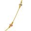 22K Multi-Tone Gold Pari Beaded Chain Necklace