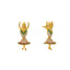 22K Yellow Gold & Dancing Jhumka Earrings (12.9gm)