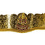 22K Yellow Gold Laxmi Vaddanam Waist Belt W/ Emeralds, Rubies, CZ Gems & Adjustable Belt - Virani Jewelers