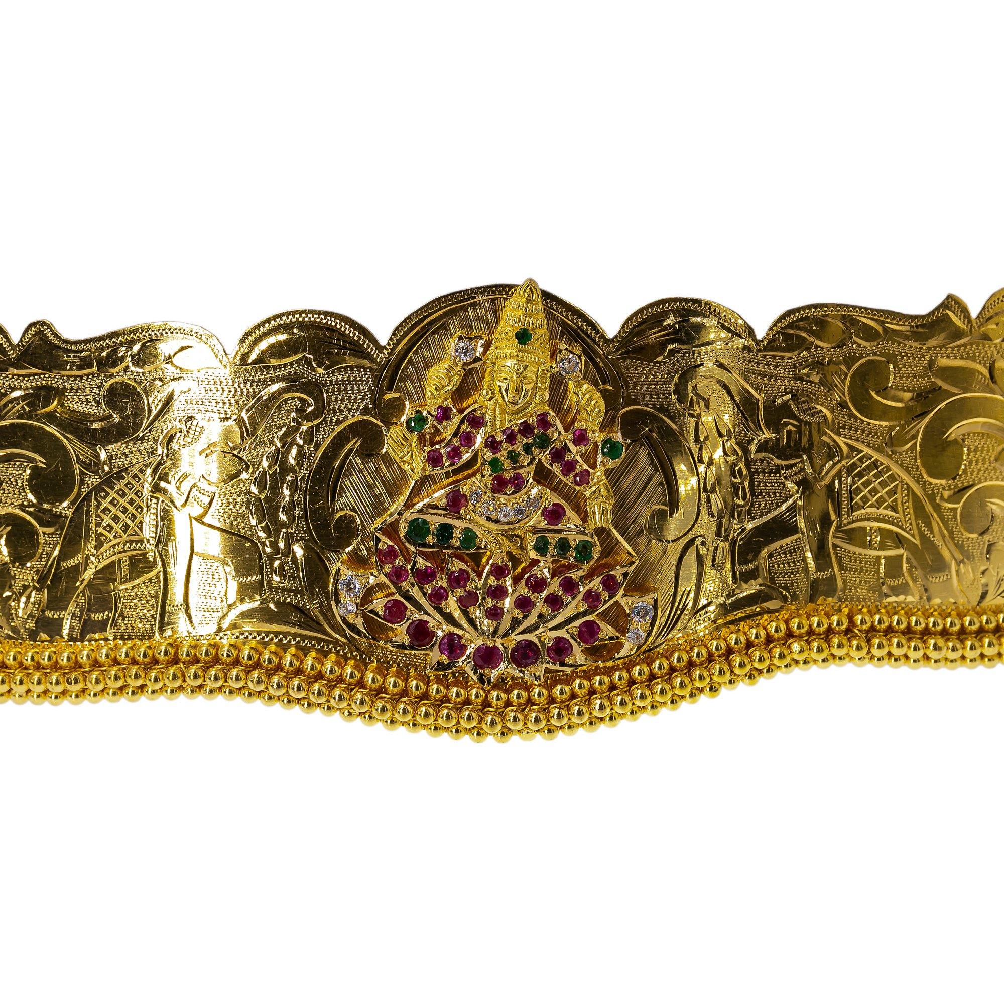 Buy Gold plated Imitation Jewelry Vadiannam Waist Belt Bridal Wear