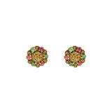 22K Antique Gold Jeweled Studs (5.6gm) | 
Our 22K Antique Gold Jeweled Studs have a vibrant and sophisticated appeal that any woman would ...