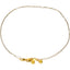 22K White & Yellow Gold Rope Anklet Set (6.6gm)